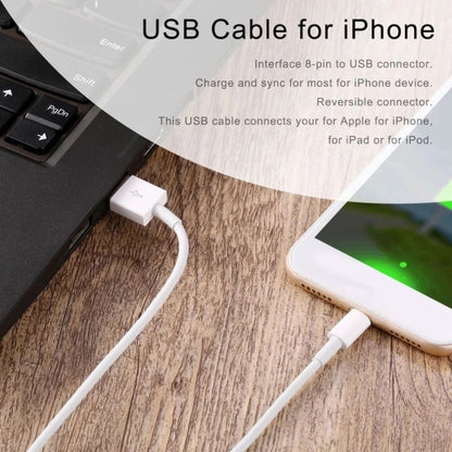 XJ-51 3A USB to 8 Pin Fast Charging Cable สำหรับ iPhone 12 Series, ความยาว: 2 ม., 2m