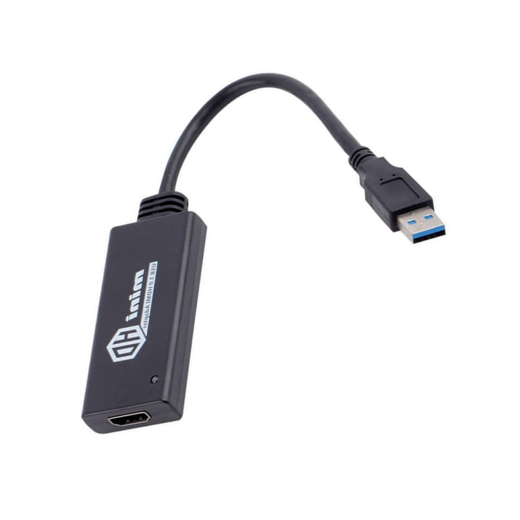 อะแดปเตอร์สายเคเบิลแปลง USB 3.0 เป็น HDMI HD พร้อมเสียง ความยาวสายเคเบิล: 20 ซม