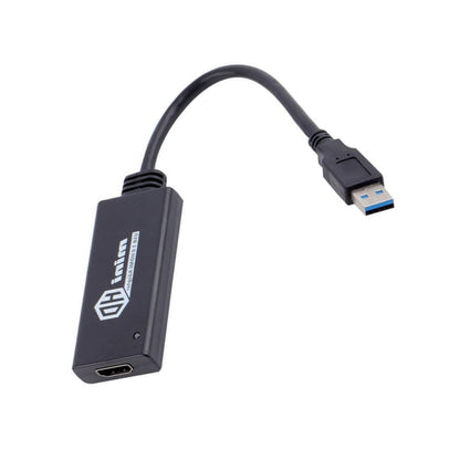 อะแดปเตอร์สายเคเบิลแปลง USB 3.0 เป็น HDMI HD พร้อมเสียง ความยาวสายเคเบิล: 20 ซม