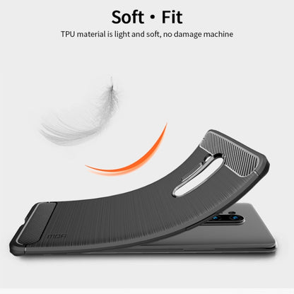 สำหรับ OnePlus 8 Pro MOFI Gentleness Series Brushed Texture คาร์บอนไฟเบอร์กรณี TPU นุ่ม, For OnePlus 8 Pro