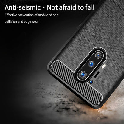 สำหรับ OnePlus 8 Pro MOFI Gentleness Series Brushed Texture คาร์บอนไฟเบอร์กรณี TPU นุ่ม, For OnePlus 8 Pro