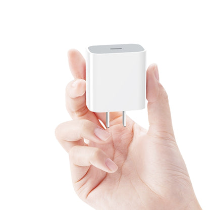 PD 20W อะแดปเตอร์ชาร์จไฟสำหรับเดินทางพอร์ต USB-C / Type-C เดี่ยวปลั๊ก US, 20W US Plug