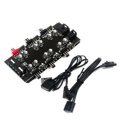 1 ถึง 6 PWM / ARGB HUB Extender อินเทอร์เฟซ IDE, 1 to 6
