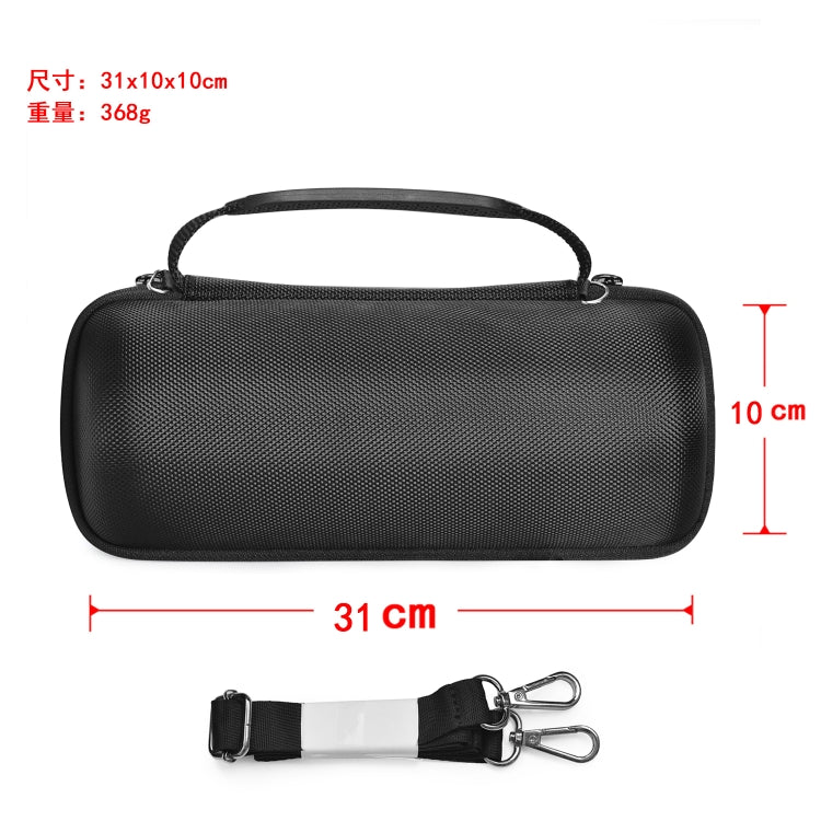 สำหรับ JBL PULSE 3/Charge 3/Charge 4/ PULSE 4 ลำโพง Travel EVA Carry Case กระเป๋าสะพายสีดำ