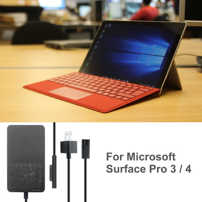 อุปกรณ์ชาร์จอะแดปเตอร์ AC 36W 12V 2.58A / 5V 1A สำหรับ Microsoft Surface Pro 3/4, ปลั๊ก US