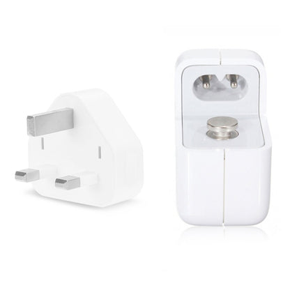 ที่ชาร์จสำหรับเดินทางพอร์ต USB 12W สำหรับซีรี่ส์ iPad / iPod Series / iPhone Series, ปลั๊ก UK