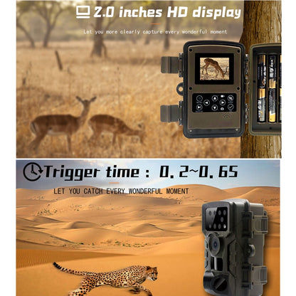 PR700 1080P กล้องล่าสัตว์สัตว์ป่า Motion เปิดใช้งาน Night Vision กล้องวิดีโอสำหรับการติดตามกลางแจ้ง Scan Trigger, PR700