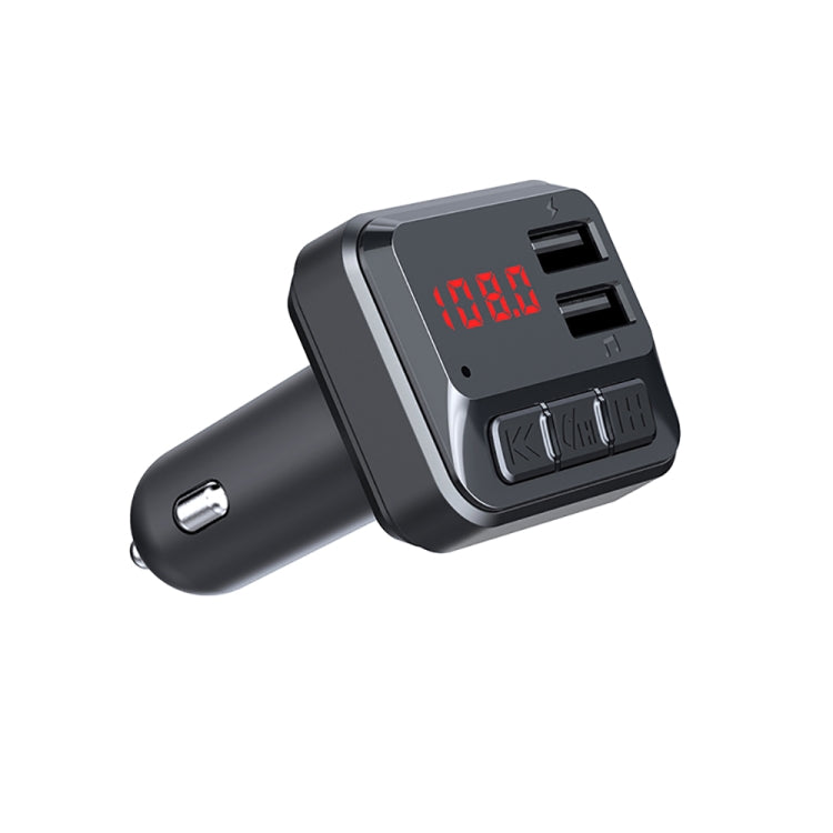 C6 MP3 Modulator แฮนด์ฟรีเครื่องรับสัญญาณเสียงไร้สาย 3.1A Dual USB Fast Charger เครื่องส่งสัญญาณ FM รถชุด, C6