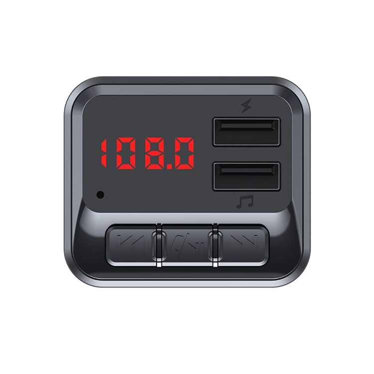 C6 MP3 Modulator แฮนด์ฟรีเครื่องรับสัญญาณเสียงไร้สาย 3.1A Dual USB Fast Charger เครื่องส่งสัญญาณ FM รถชุด, C6