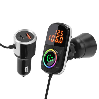 BC71 เครื่องส่งสัญญาณ FM ในรถยนต์แฮนด์ฟรี TF Card เครื่องเล่นเพลง MP3 อุปกรณ์เสริมในรถยนต์อิเล็กทรอนิกส์, BC71