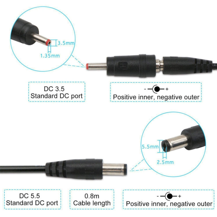 KWS-912V USB Boost Converter DC 5V ถึง 9V 12V สายแปลง + ชุดปลั๊ก 3.5x1.35 มม., 5V to 9V / 12V