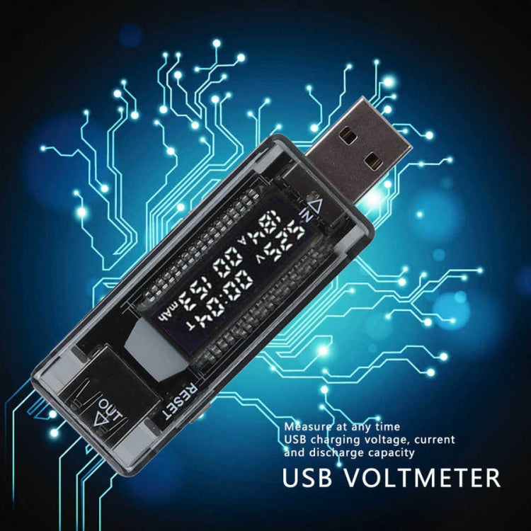 KWS-V21 QC2.0 USB เครื่องทดสอบแรงดันไฟฟ้าปัจจุบันเครื่องตรวจจับประจุ, มัลติมิเตอร์, เครื่องวัดความจุไฟฟ้า, KWS-V21