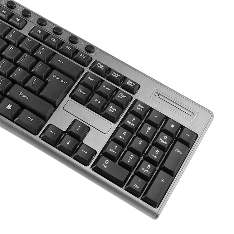 KB6600 104 Keys 2.4G ชุดคีย์บอร์ดและเมาส์ไร้สาย