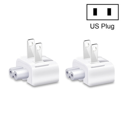 2 PCS XJ01 Power Adapter สำหรับเครื่องชาร์จ iPad 10W 12W และเครื่องชาร์จ MacBook Series, ปลั๊ก US, US Plug