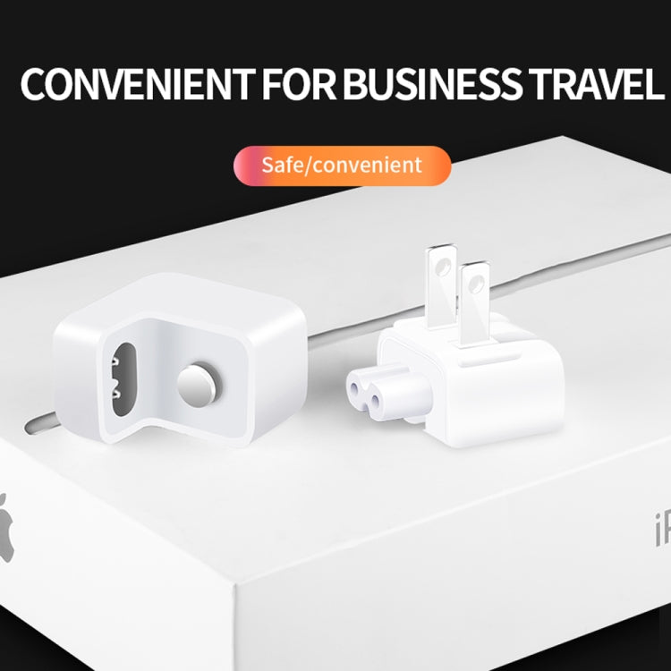 2 PCS XJ01 Power Adapter สำหรับเครื่องชาร์จ iPad 10W 12W และเครื่องชาร์จ MacBook Series, ปลั๊ก US, US Plug