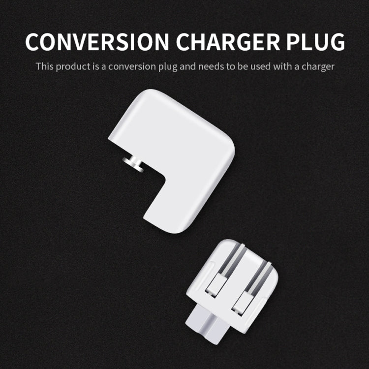 2 PCS XJ01 Power Adapter สำหรับเครื่องชาร์จ iPad 10W 12W และเครื่องชาร์จ MacBook Series, ปลั๊ก US, US Plug
