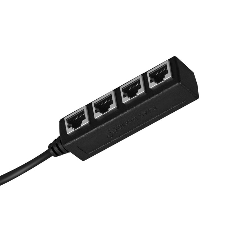 1 ชาย 4 หญิง LAN Ethernet อะแดปเตอร์สายเคเบิล Ethernet Splitter