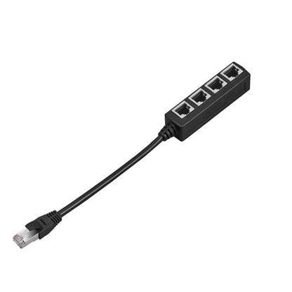 1 ชาย 4 หญิง LAN Ethernet อะแดปเตอร์สายเคเบิล Ethernet Splitter