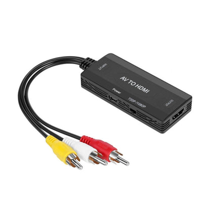 อะแดปเตอร์แปลง AV เป็น HDMI 3 CVBS RCA รองรับ PAL NTSC 1080P, AV to HDMI