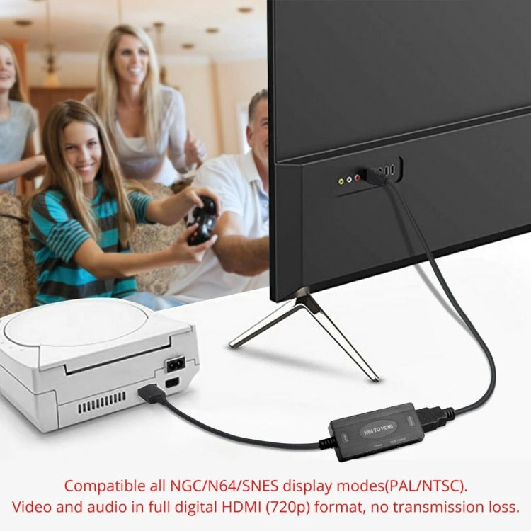 1080P N64 ถึง HDMI Digital Analog Converter อะแดปเตอร์สายวิดีโอ, 1080P Adapter