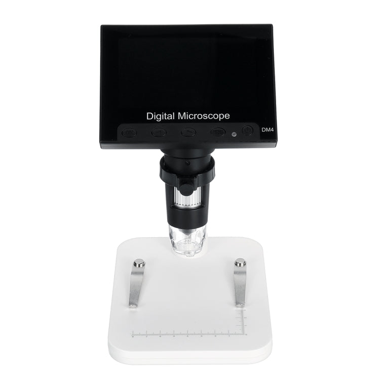 DM4 4.3 นิ้ว LCD ไมโครสโคปแบบดิจิตอลพร้อมการบันทึกและขาตั้ง, HD, 720P, 1000X ซูม