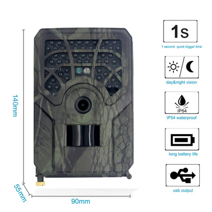 PR300C กล้องติดตามการล่าสัตว์ 5MP Trail กล้องสำหรับครอบครัวกลางแจ้ง Camping อุปกรณ์เสริม, PR300C