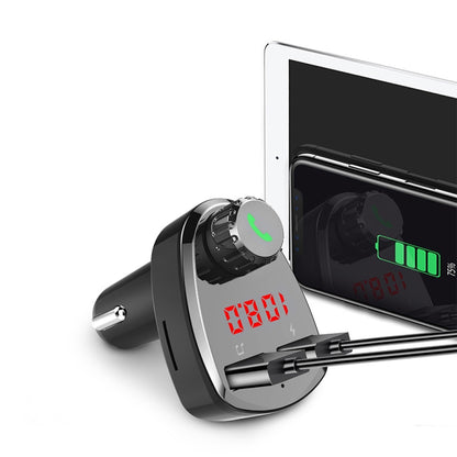 G13 รถ MP3 เครื่องเล่นบลูทูธอุปกรณ์แฮนด์ฟรี FM Transmitter Car Kit Dual USB Fast Charger, G13