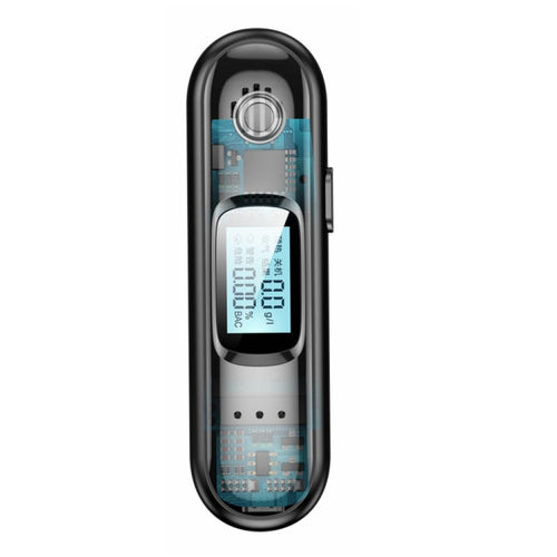 T01 การทดสอบแอลกอฮอล์ในลมหายใจเครื่องตรวจจับแบบไม่สัมผัสจอแสดงผล LCD แบบดิจิตอลเครื่องวิเคราะห์ลมหายใจของตำรวจ, T01
