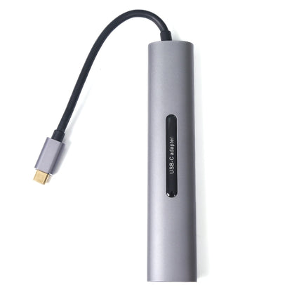 V161B 9-in-1 Type-C ถึง HD / VGA / USB3.0 / SD / 3.5 มม. เสียง / เครื่องอ่านการ์ด TF HUB, V161B