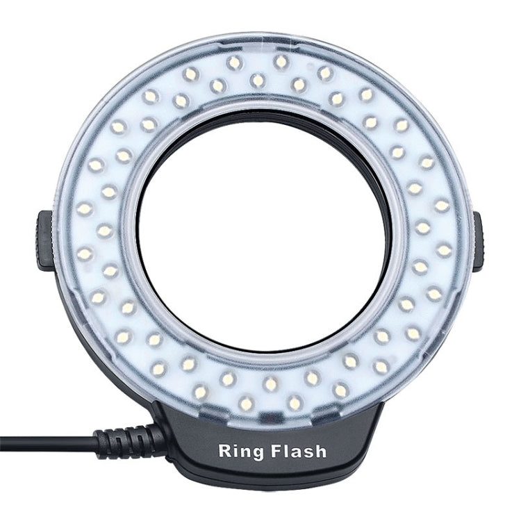 HD-130 Macro LED Ring Flash Light พร้อมวงแหวนอะแดปเตอร์ขนาดต่างๆ 8 แบบ (40.5 / 52 / 55 / 58 / 62 / 67 / 72 / 77mm) และตัวกระจายสี 3 สี