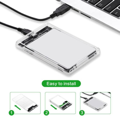 ตู้พกพาขนาด 2.5 นิ้ว SATA เป็น USB 3.1 Gen 2