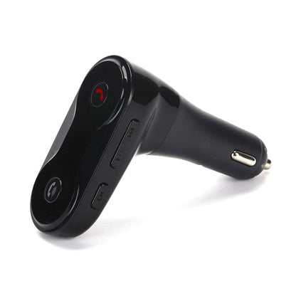C8 รถเครื่องส่งสัญญาณ FM ไร้สาย Bluetooth Charger Kit AUX แฮนด์ฟรี Mini MP3 เครื่องเล่นเพลง, C8