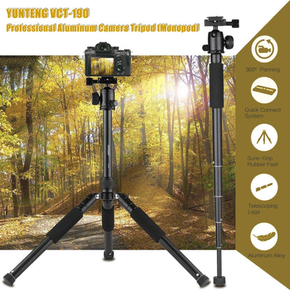 VCT-190 อลูมิเนียมขาตั้งกล้อง Monopod พร้อมหัวบอล, VCT-190