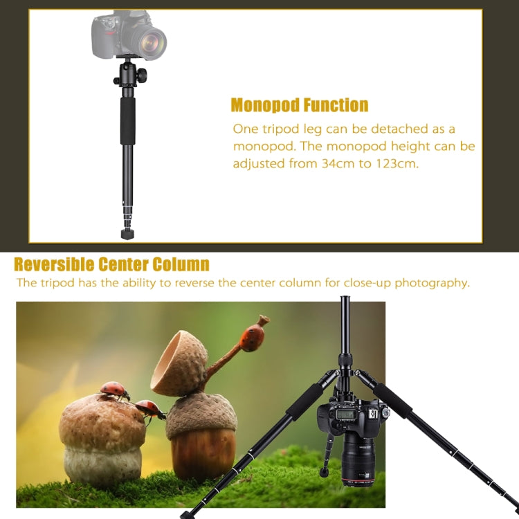 VCT-190 อลูมิเนียมขาตั้งกล้อง Monopod พร้อมหัวบอล, VCT-190