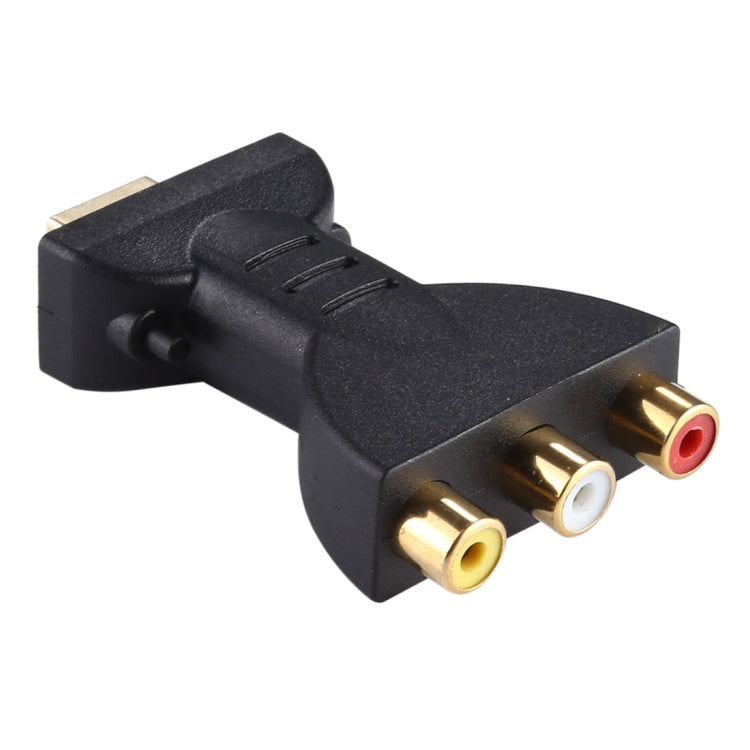 Gold-plated HDMI ชาย 3 RGB RCA วิดีโออะแดปเตอร์เสียง AV Component Converter สำหรับโปรเจคเตอร์ DVD, HDMI