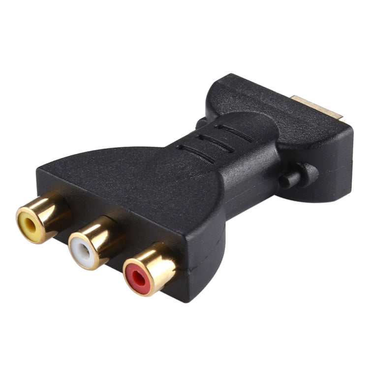 Gold-plated HDMI ชาย 3 RGB RCA วิดีโออะแดปเตอร์เสียง AV Component Converter สำหรับโปรเจคเตอร์ DVD, HDMI