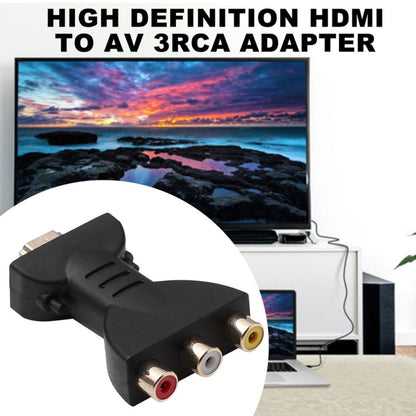 Gold-plated HDMI ชาย 3 RGB RCA วิดีโออะแดปเตอร์เสียง AV Component Converter สำหรับโปรเจคเตอร์ DVD, HDMI