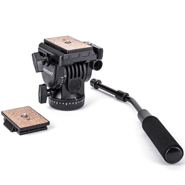 YUNTENG YT-950 Heavy Duty ขาตั้งกล้อง Action Fluid Drag Head พร้อม Quick Mount Plate, YT-950