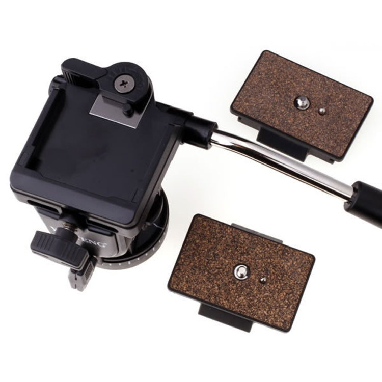 YUNTENG YT-950 Heavy Duty ขาตั้งกล้อง Action Fluid Drag Head พร้อม Quick Mount Plate, YT-950