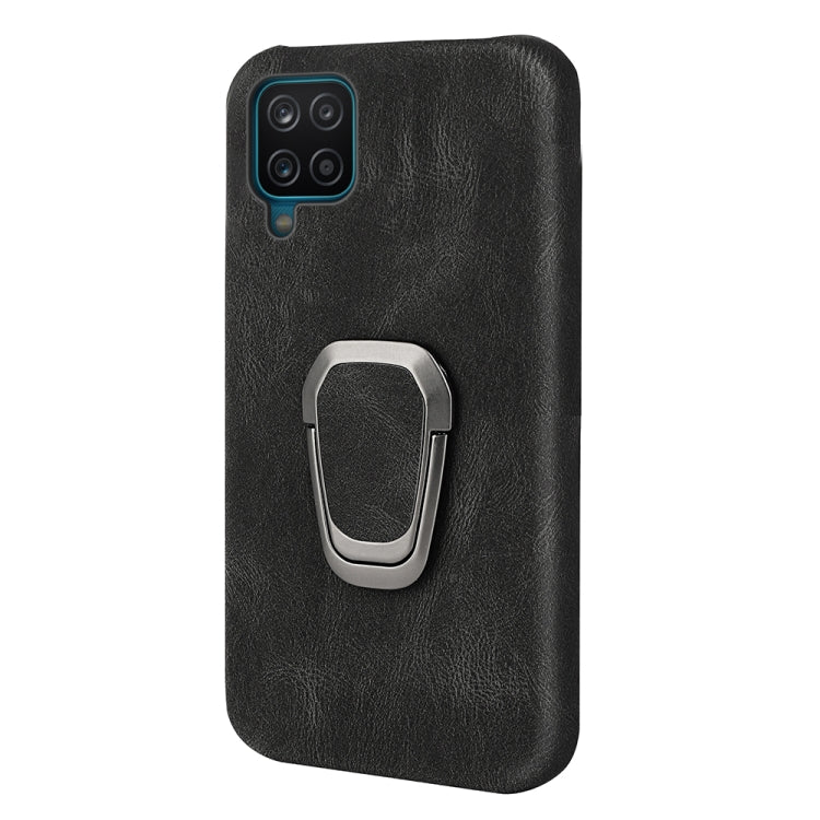 ที่วางแหวนเคสโทรศัพท์ PU สำหรับ Samsung Galaxy A12, For Samsung Galaxy A12