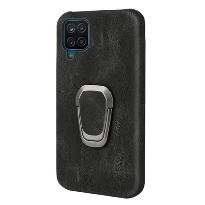 ที่วางแหวนเคสโทรศัพท์ PU สำหรับ Samsung Galaxy A12, For Samsung Galaxy A12