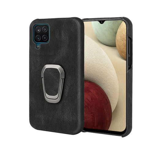ที่วางแหวนเคสโทรศัพท์ PU สำหรับ Samsung Galaxy A12, For Samsung Galaxy A12