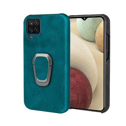 ที่วางแหวนเคสโทรศัพท์ PU สำหรับ Samsung Galaxy A12, For Samsung Galaxy A12