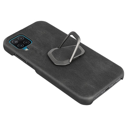 ที่วางแหวนเคสโทรศัพท์ PU สำหรับ Samsung Galaxy A12, For Samsung Galaxy A12