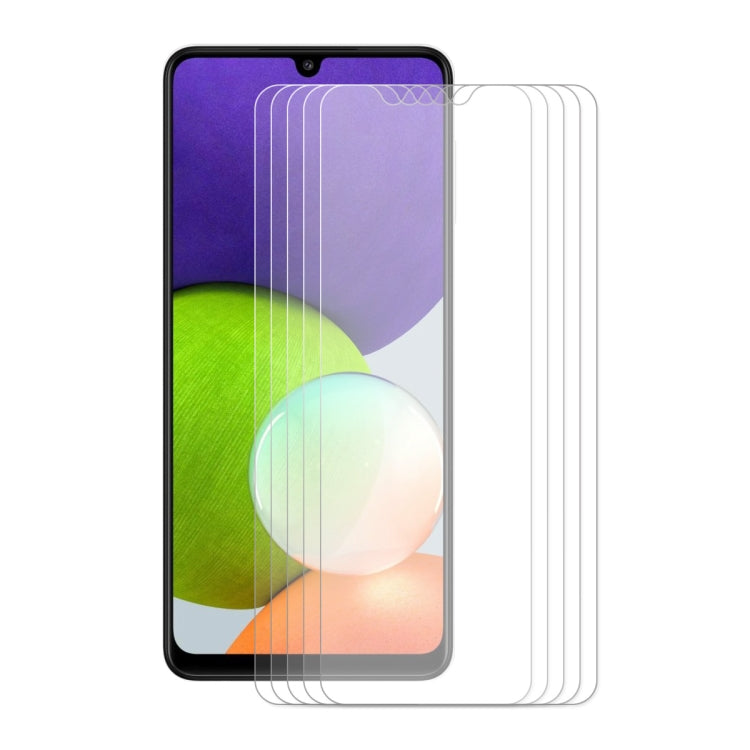 5 ชิ้นสำหรับ Samsung Galaxy A32 4G ENKAY Hat-Prince 0.26mm 9H 2.5D ขอบโค้งกระจกนิรภัยฟิล์มหน้าจอ, For Samsung Galaxy A32 4G(5 PCS)
