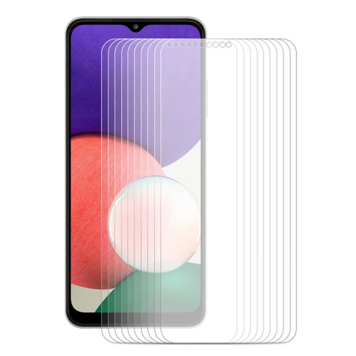 10 ชิ้นสำหรับ Samsung Galaxy A32 5G ENKAY HatPrince 0.26mm 9H 2.5D ฟิล์มกระจกนิรภัยขอบโค้ง, 10 PCS