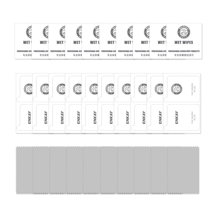 10 ชิ้นสำหรับ Samsung Galaxy A32 5G ENKAY HatPrince 0.26mm 9H 2.5D ฟิล์มกระจกนิรภัยขอบโค้ง, 10 PCS
