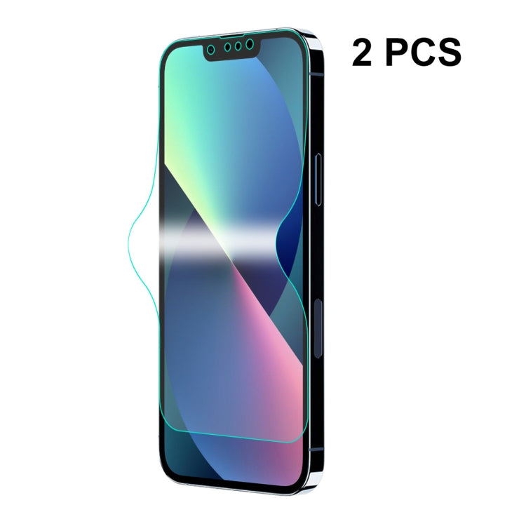 2 ชิ้น ENKAY ฟิล์มไฮโดรเจลป้องกันการระเบิดแบบเต็มกาวสำหรับ iPhone 13/13 Pro, For iPhone 13 / 13 Pro(2 PCS)