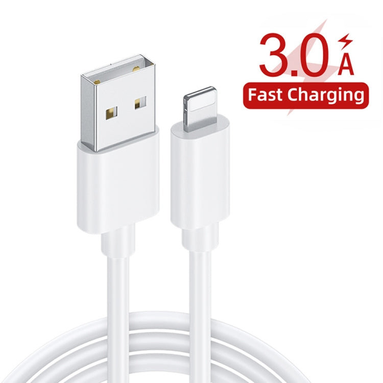 QC-04 QC3.0 + 3 x USB2.0 เครื่องชาร์จหลายพอร์ตพร้อมสายเคเบิลข้อมูล 3A USB ถึง 8 Pin, ปลั๊ก UK, UK Plug + 8 Pin Cable