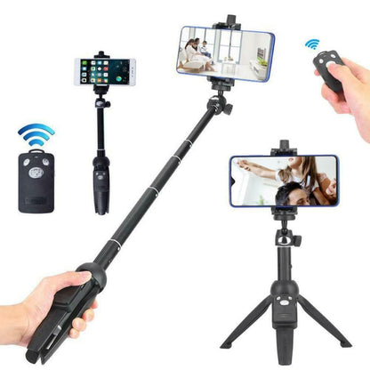 Yunteng YT-9928 3 in 1 ขาตั้งกล้องแบบใช้มือถือ, Monopod Selfie Stick, ชัตเตอร์ระยะไกล Bluetooth สำหรับสมาร์ทโฟนทุกรุ่น